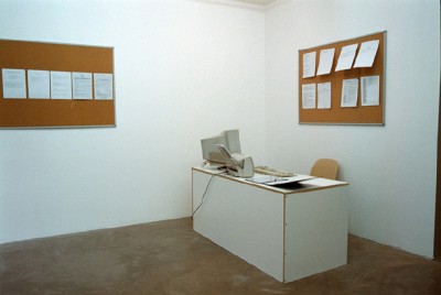 Pour information, galerie C. Hamel 2001 - 01