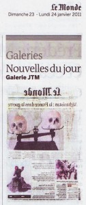 Article Le monde 24/01/2011