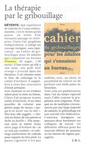 Figaro Entreprises_Thérapie par le gribouillage_janvier 2007