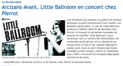 ladepeche.fr , 25 avril 2010