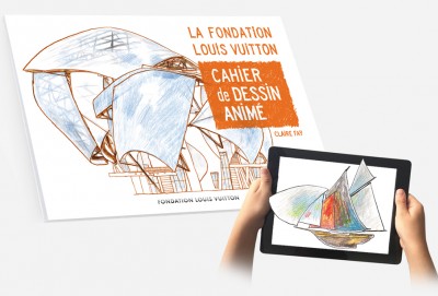 Cahier de Dessin Animé- La Fondation Louis Vuitton
