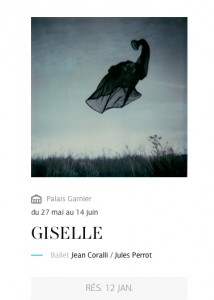 Opéra de Paris, Giselle, programme, 2016