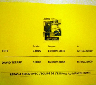 Nuit Blanche, etc...