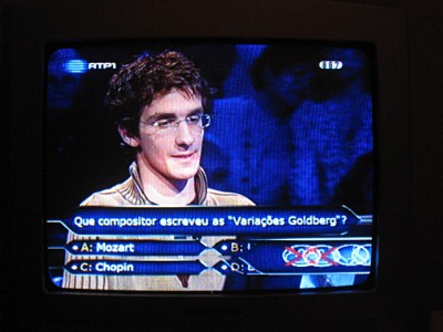Je regarde la télé portugaise