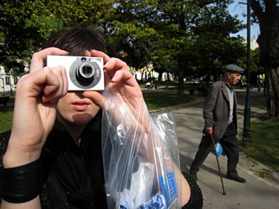 Marjolaine prend des photos