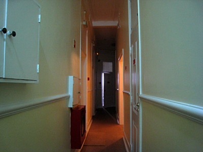 Le couloir qui mène à notre chambre