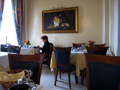 Le restaurant de l'hôtel