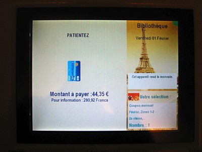 J'achète des tickets