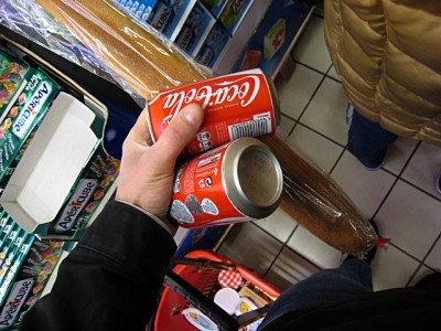J'achète du coca