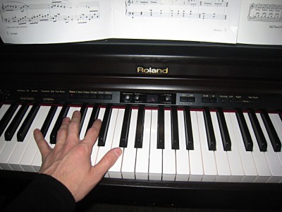 Je joue du piano