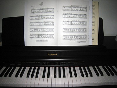 Je joue du piano