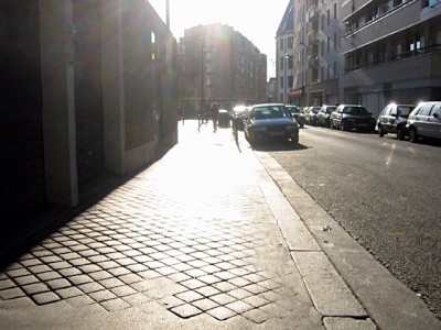 Je rentre dans mon quartier