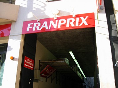 Je vais au Franprix