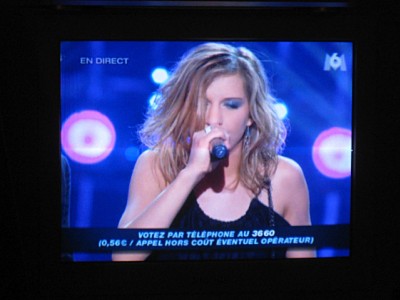 Je regarde une merde à la télévision