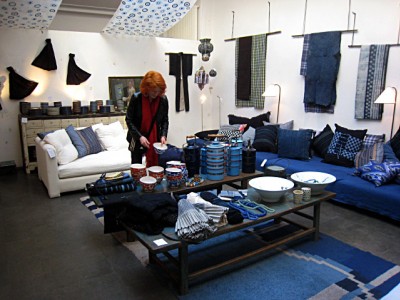 L'intérieur de la boutique