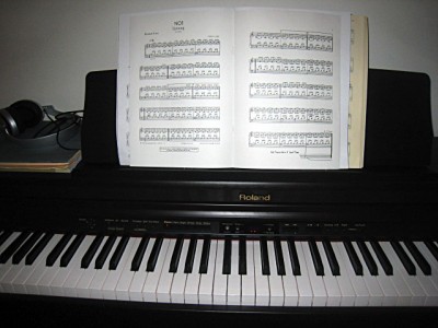 Je joue du piano