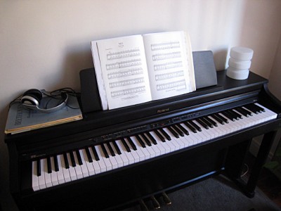 Je joue du piano