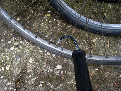 Je gonfle mon vélo