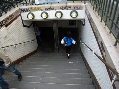 Je prends le métro