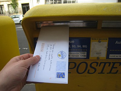 Je poste ma déclaration d'impôts
