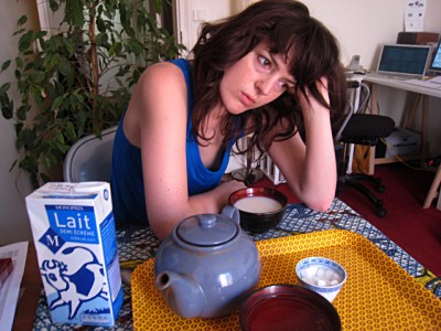 Marjolaine fait la gueule