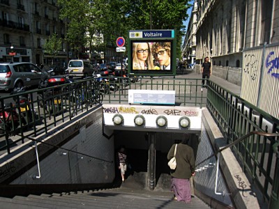 Je prends le métro