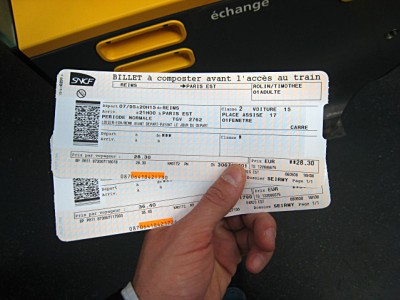 Je retire mes billets