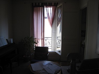 Nous retournons chez moi
