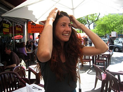 ... et Nicoletta en terrasse