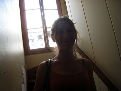 Je croise Valérie dans l'escalier