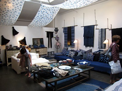 L'intérieur de la boutique