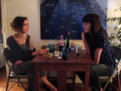 Visite de Magali et Marjolaine