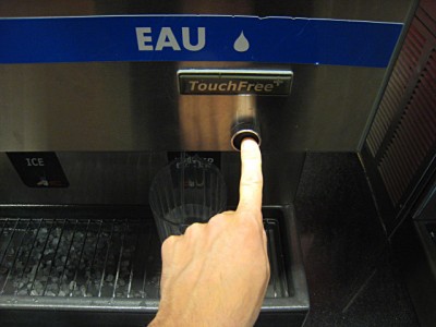 Je prends de l'eau
