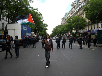 Une rangée de CRS