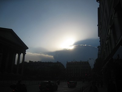Le soleil se couche