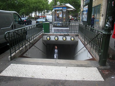 Je prends le métro