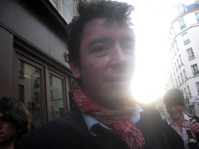 Je discute avec Mathieu Goguel qui est sélectionné pour le prix