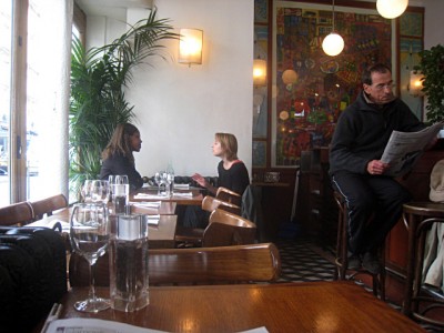 L'intérieur du restaurant