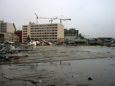 Je passe par le chantier en bas de chez moi
