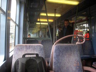 Je m'installe dans un train