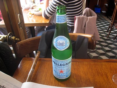 Je bois de l'eau