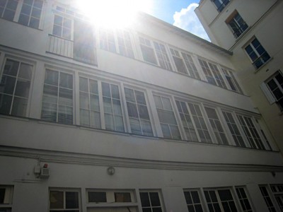 J'arrive à mon bureau