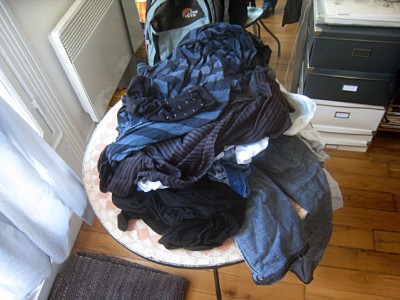 Je passe chez moi étendre mon linge