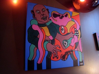 Il y a une expo de peinture