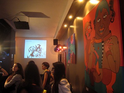 L'intérieur du bar