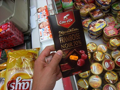 J'achète du chocolat