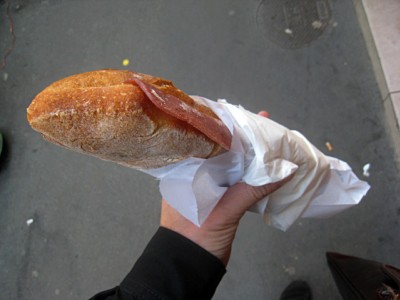J'achète un sandwich