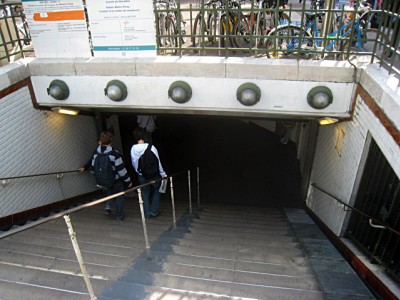 Je prends le métro