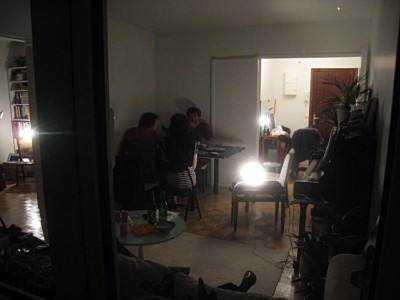 Le salon vu du balcon