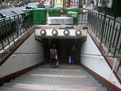 Je prends le métro